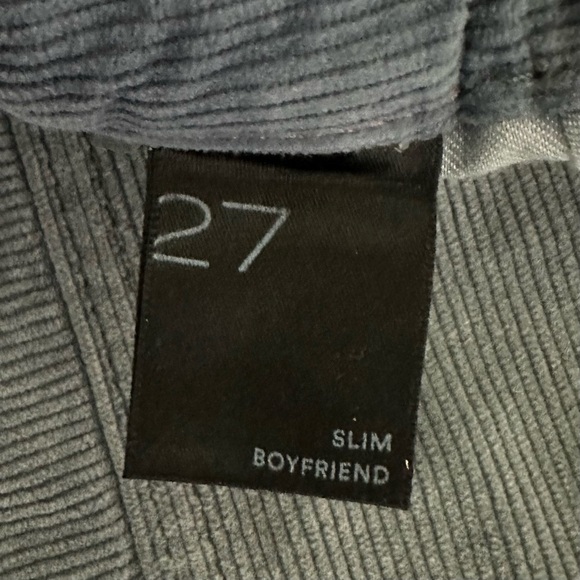 Anthropologie Pilcro Corduroy Slim Boyfriend Pants Size 27 - Picture 8 of 15